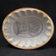 LATE 19TH CENTURY SMALL DARK VICTORIAN FOOD MOLD WITH WHEAT SHEAF DESIGN, GLASS