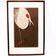 MID CENTURY JAPANESE PRINT OF EMPEROR CRANE SACRED LAKE KAWANO KAORU C.1950, 1950S, C PRINT