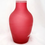 CRANBERRY GLASS THOMAS WEBB CAMEO VASE GREEK GODDESS 19TH CENTURY, LATE 19TH CENTURY, UNITED KINGDOM