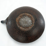 VINTAGE JAPANESE CAST IRON TEAPOT THREE WINTER FRIENDS MOTIF, EARLY 20TH CENTURY