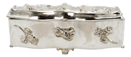 ART NOUVEAU SILVER PLATE VANITY BOX, 1905, 1900 - 1909, UNITED STATES, SILVERPLATE