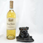 ANTIQUE INKWELL JENNINGS BROTHERS PUG DOG PEN REST, EARLY 20TH CENTURY, UNITED STATES, METAL