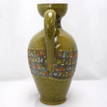 LARGE BITOSSI ITALIAN EWER RAISED JEWELS MID CENTURY, 1950S, ITALY, CERAMIC