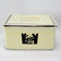 VINTAGE HALL'S COVERED REFRIGERATOR SQUARE BOX TAVERN SILHOUETTE 1940'S, 1940S, UNITED STATES, CERAMIC