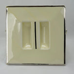 VINTAGE HALL'S COVERED REFRIGERATOR SQUARE BOX TAVERN SILHOUETTE 1940'S, 1940S, UNITED STATES, CERAMIC