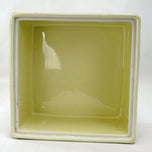 VINTAGE HALL'S COVERED REFRIGERATOR SQUARE BOX TAVERN SILHOUETTE 1940'S, 1940S, UNITED STATES, CERAMIC