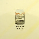 VINTAGE HALL'S COVERED REFRIGERATOR SQUARE BOX TAVERN SILHOUETTE 1940'S, 1940S, UNITED STATES, CERAMIC