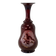 VICTORIAN BOHEMIAN FLASHED RUBY GLASS VASE 19TH CENTURY, LATE 19TH CENTURY, CZECHIA