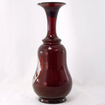 VICTORIAN BOHEMIAN FLASHED RUBY GLASS VASE 19TH CENTURY, LATE 19TH CENTURY, CZECHIA