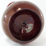 VICTORIAN BOHEMIAN FLASHED RUBY GLASS VASE 19TH CENTURY, LATE 19TH CENTURY, CZECHIA