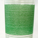 SET OF 4 1950S HIGHBALL BARWARE GLASSES STRIPED GREEN AND WHITE, UNITED STATES