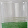 SET OF 4 1950S HIGHBALL BARWARE GLASSES STRIPED GREEN AND WHITE, UNITED STATES