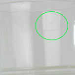 SET OF 4 1950S HIGHBALL BARWARE GLASSES STRIPED GREEN AND WHITE, UNITED STATES