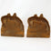 PAIR OF SMALL RIDERLESS HORSE BOOKENDS WITH BRONZE PATINA 1930'S, 1930S, UNITED STATES, CAST IRON