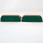 PAIR OF SMALL RIDERLESS HORSE BOOKENDS WITH BRONZE PATINA 1930'S, 1930S, UNITED STATES, CAST IRON