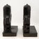 PAIR OF RONSON HOWDAH ELEPHANT BOOKENDS 1923, 1920S, UNITED STATES, FELT