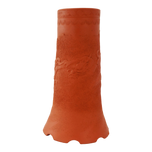 JAPANESE TOKONAME CERAMIC REDWARE DRAGON VASE 1930'S, 1930S