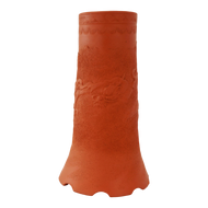 JAPANESE TOKONAME CERAMIC REDWARE DRAGON VASE 1930'S, 1930S