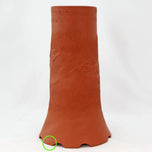 JAPANESE TOKONAME CERAMIC REDWARE DRAGON VASE 1930'S, 1930S