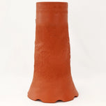 JAPANESE TOKONAME CERAMIC REDWARE DRAGON VASE 1930'S, 1930S