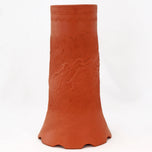 JAPANESE TOKONAME CERAMIC REDWARE DRAGON VASE 1930'S, 1930S
