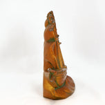 SINGLE USS CONSTITUTION OLD IRONSIDES METAL BOOKEND CIRCA 1925, 1920S, UNITED STATES