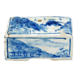 ANTIQUE KOREAN WATER DROPPER BLUE AND WHITE PORCELAIN JOSEON DYNASTY 19TH C, MID 19TH CENTURY, KOREA, REPUBLIC OF