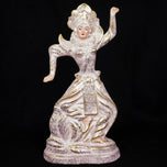 1950S MID-CENTURY CALIFORNIAN CERAMIC SIAMESE DANCERS FIGURINES - A PAIR, UNITED STATES
