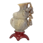 VINTAGE CHINESE HAND CARVED SOAPSTONE DOUBLE GOURD VASE, LATE 20TH CENTURY, CHINA
