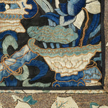 CHINESE SILK EMBROIDERED PANEL WITH EMBROIDERED BORDER LATE QING, LATE 19TH CENTURY, CHINA