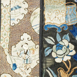 CHINESE SILK EMBROIDERED PANEL WITH EMBROIDERED BORDER LATE QING, LATE 19TH CENTURY, CHINA