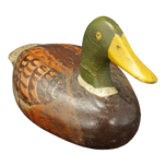 ANTIQUE FOLK ART WOOD MALLARD DUCK CIRCA 1900-1920’S, EARLY 20TH CENTURY, UNITED STATES