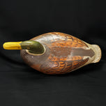 ANTIQUE FOLK ART WOOD MALLARD DUCK CIRCA 1900-1920’S, EARLY 20TH CENTURY, UNITED STATES