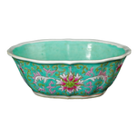 CHINESE TURQUOISE PEONY BOWL LATE QING DYNASTY, LATE 19TH CENTURY, CHINA, PORCELAIN