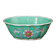 CHINESE TURQUOISE PEONY BOWL LATE QING DYNASTY, LATE 19TH CENTURY, CHINA, PORCELAIN