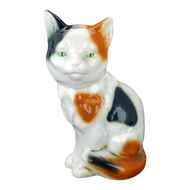 GERMAN CERAMIC CALICO CAT BOTTLE EARLY 20TH C, EARLY 20TH CENTURY, GERMANY
