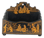 VICTORIAN JAPANESE LACQUER HANGING LETTER BOX 19TH CENTURY, LATE 19TH CENTURY