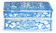 CHINESE PORCELAIN BLUE WHITE BOX WITH LOTUS SCROLLING 19TH CENTURY, MID 19TH CENTURY, CHINA
