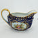 ANTIQUE GERMAN RICHARD KLEMM DRESDEN COBALT BLUE GOLD COURTING COUPLE CREAMER SUGAR SET, EARLY 20TH CENTURY, GERMANY,