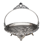 VICTORIAN PAIRPOINT SILVER PLATE CAKE BASKET SEASHELL DESIGN CIRCA 1880, LATE 19TH CENTURY, UNITED STATES, SILVERPLATE