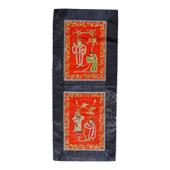 VINTAGE CHINESE EMBROIDERIES OF GENERALS CIRCA 1930, 1930S, CHINA, SILK