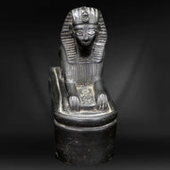 FRENCH SLATE SPHYNX CARVING CIRCA 1920, 1920S, FRANCE, STONE