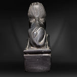 FRENCH SLATE SPHYNX CARVING CIRCA 1920, 1920S, FRANCE, STONE