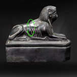 FRENCH SLATE SPHYNX CARVING CIRCA 1920, 1920S, FRANCE, STONE