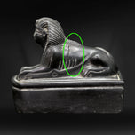FRENCH SLATE SPHYNX CARVING CIRCA 1920, 1920S, FRANCE, STONE