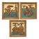 THREE 1960'S FARM 3D WALL ART IDEAL ORIGINALS CALIFORNIA, 1960S, UNITED STATES, ENAMEL