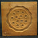VINTAGE JAPANESE KASHIGATA BEAN PASTE MOLD LOTUS SEED POD MOTIF, MID 20TH CENTURY, WOOD