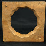 VINTAGE JAPANESE KASHIGATA BEAN PASTE MOLD LOTUS SEED POD MOTIF, MID 20TH CENTURY, WOOD