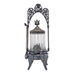 VICTORIAN AESTHETIC MOVEMENT PAIRPOINT PICKLE CASTER CIRCA 1870, LATE 19TH CENTURY, UNITED STATES, GLASS