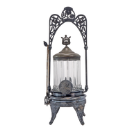 VICTORIAN AESTHETIC MOVEMENT PAIRPOINT PICKLE CASTER CIRCA 1870, LATE 19TH CENTURY, UNITED STATES, GLASS